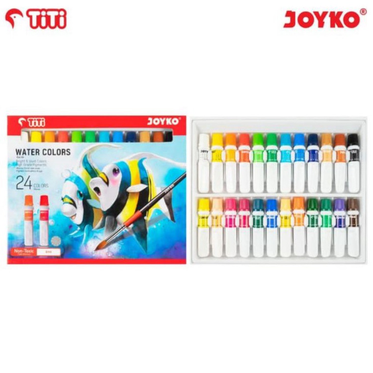 

KODE H1C5 JOYKO TITI 24 WATERCOLOUR PAINT CAT AIR 24 WARNA JOYKO WAC6ML24