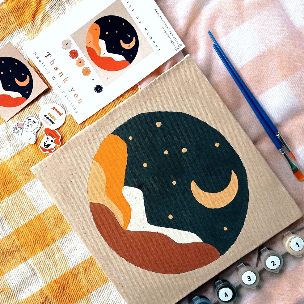 

KODE R6G2 Paint by Number Kit l Night