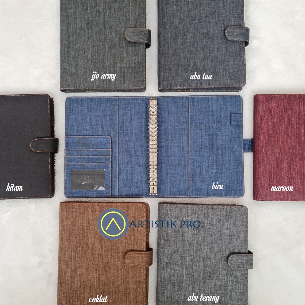 

KODE P9J6 BINDER JEANSDENIM 7 PILIHAN WARNA A5 B5