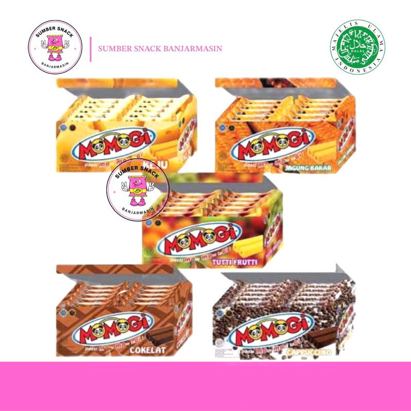 

Momogi (Isi 20/Box) (20x5g) (5 Varian Rasa)