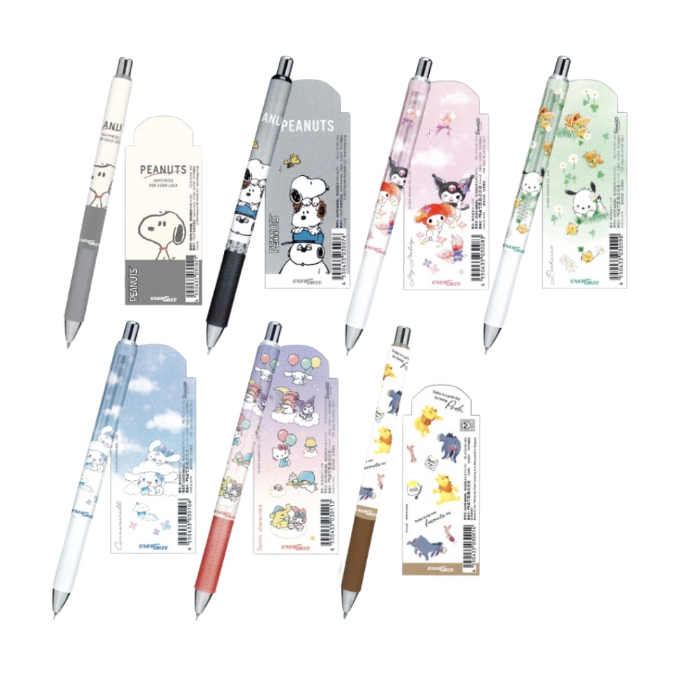 

KODE A5L8 Pentel EnerGize Peanuts Snoopy Sanrio My Melody Kuromi Cinnamoroll Pochacco Disney Winnie The Pooh Mechanical Pencil 5mm Pensil Mekanik Limited Edition