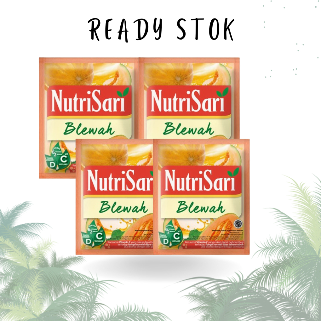 

Nutrisari Sachet All Variant 1 Renceng / Minuman Serbuk Aneka Rasa 14 Gr Nutrisari isi 10 Sachet