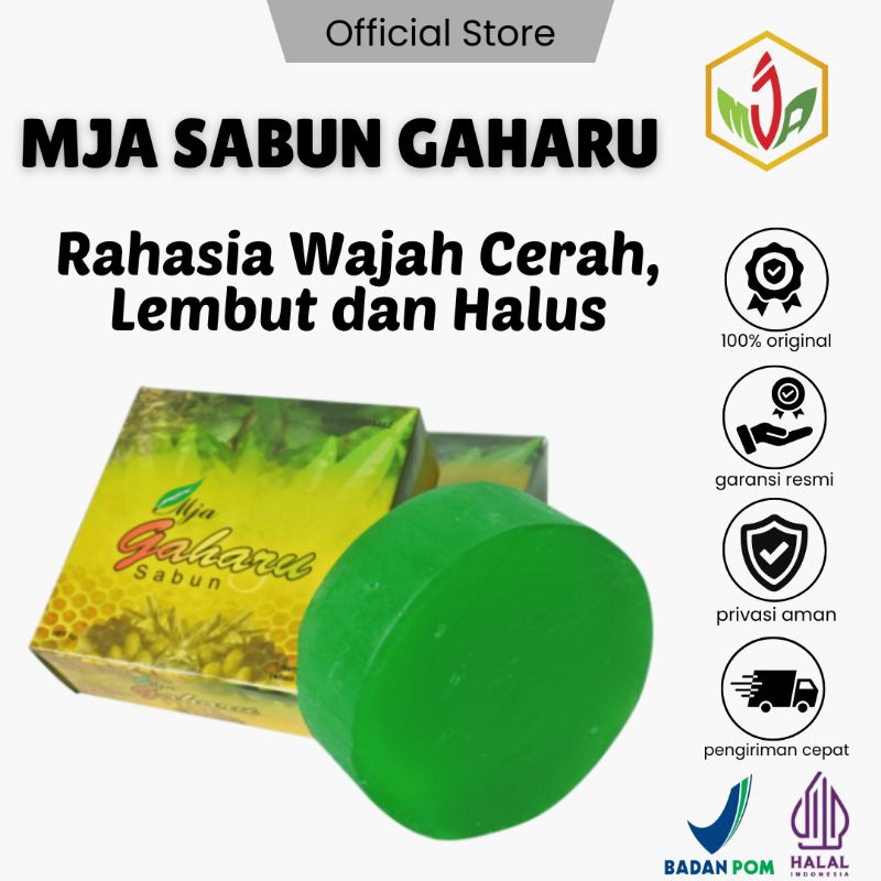 MJA Sabun Gaharu solusi wajah cerah wanita dan pria