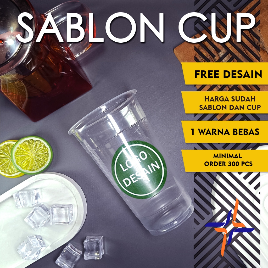 Sablon Cup 12 oz  14 oz 16 oz 18 oz 22 oz datar Starindo Tebal 9.5 gram  7gram 5 gram