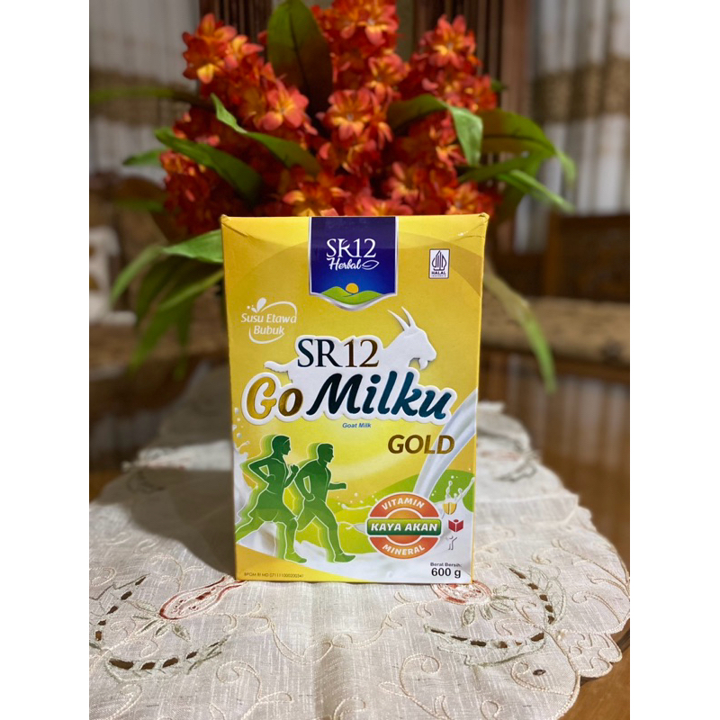 

Susu Etawa Bubuk SR 12 GO MILKU | Goat Milk GOLD | kaya akan Vitamin Mineral