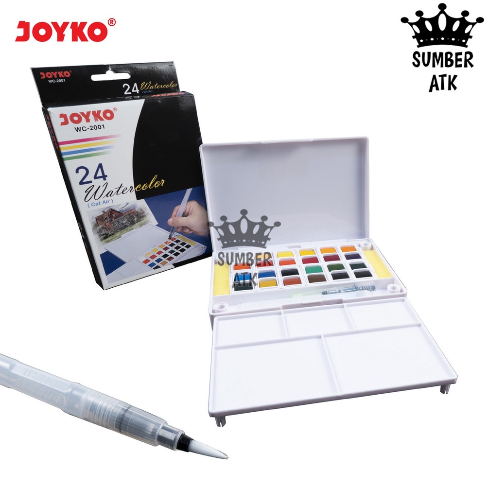 

KODE L2J7 Watercolor Cat Air Joyko WC21 24 Colors Warna