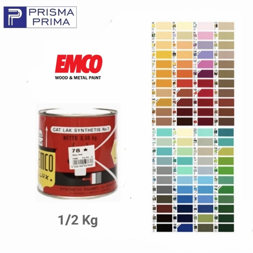 

KODE C5L3 Cat Kayu Besi Emco 5 12 Kg