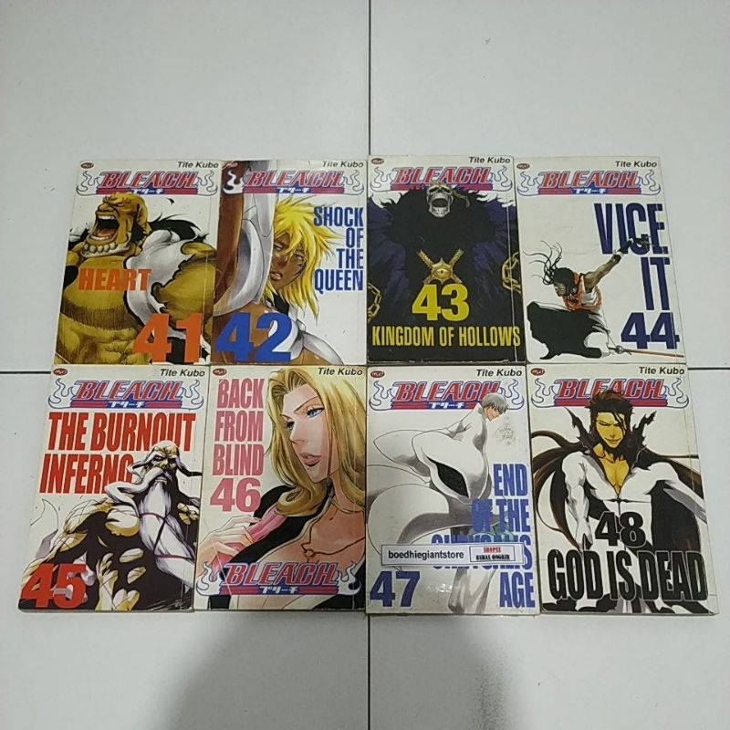 Komik Bleach 41,42,43,44,45,46,47,48, paketan, TS