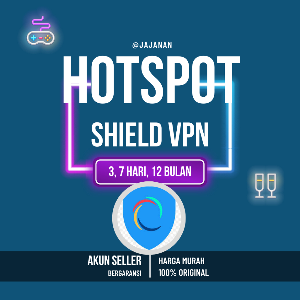 Hotspot Shield VPN Premium  7 Hari 1 Bulan