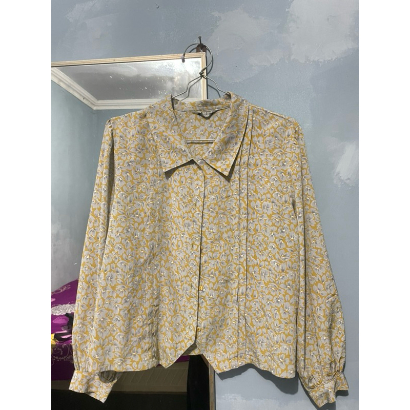 Kemeja Vintage / Kemeja Kerja / Preloved Kemeja Vintage / Vintage Baju