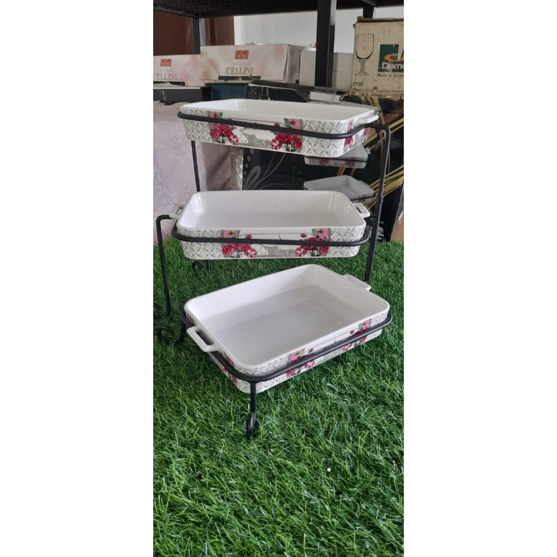 prasmanan tingkat kue cake jajanan pasar fiorenza keramik