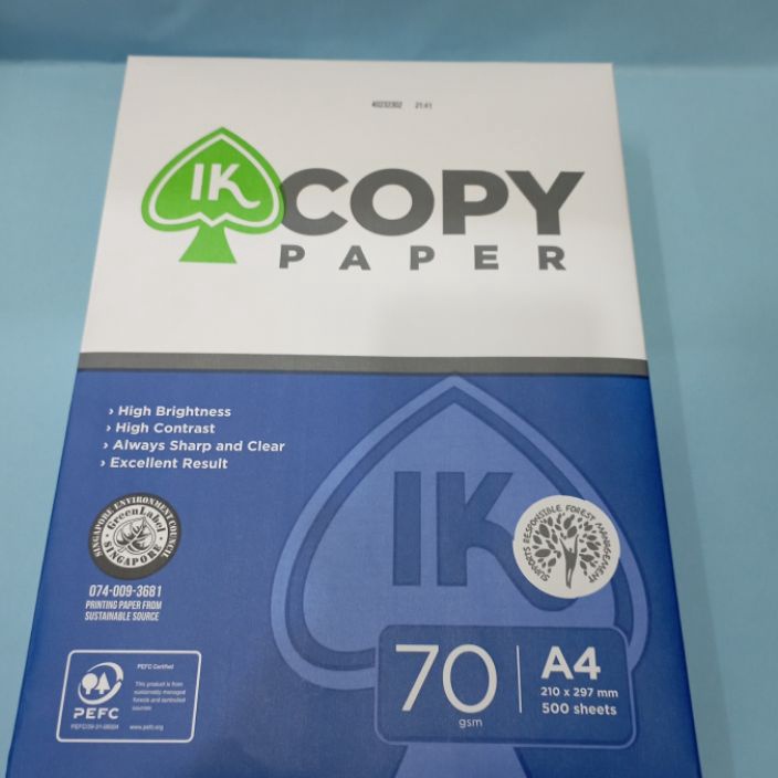

FG2 KES HVS IK COPY PAPER A4 7gsm isi lembar pack