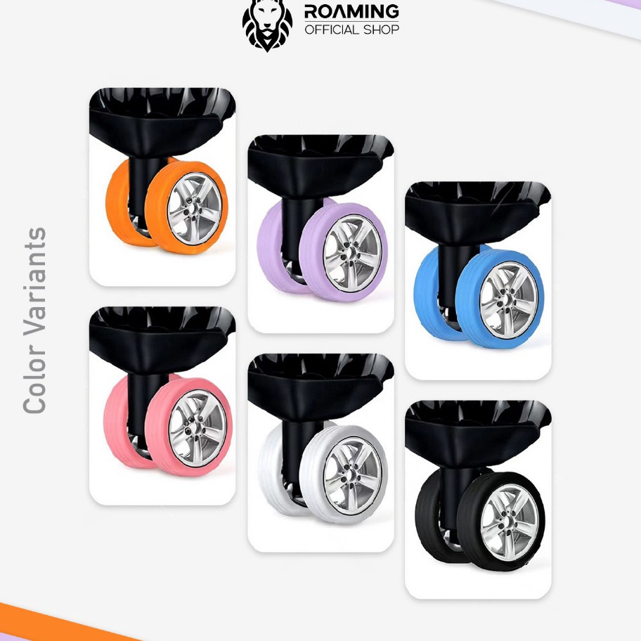Star Seller Roaming Silikon Roda untuk Koper Kabin  Bagasi