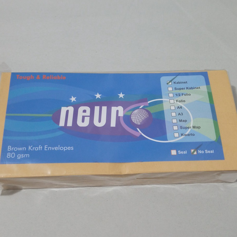 

Bonuskan Amplop Coklat Ukuran Kabinet Neuro 11 x 24 cm