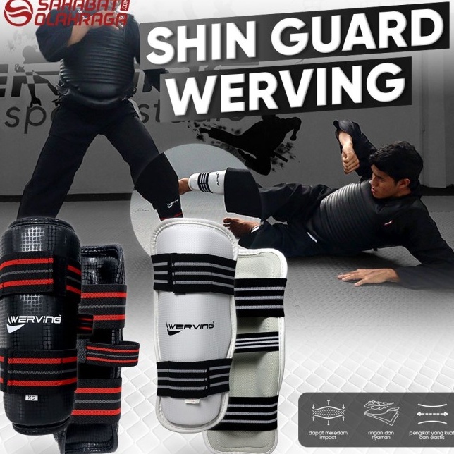 Serbu Kejutan  Shin GuardPelindung Kaki Taekwondo Silat Karate