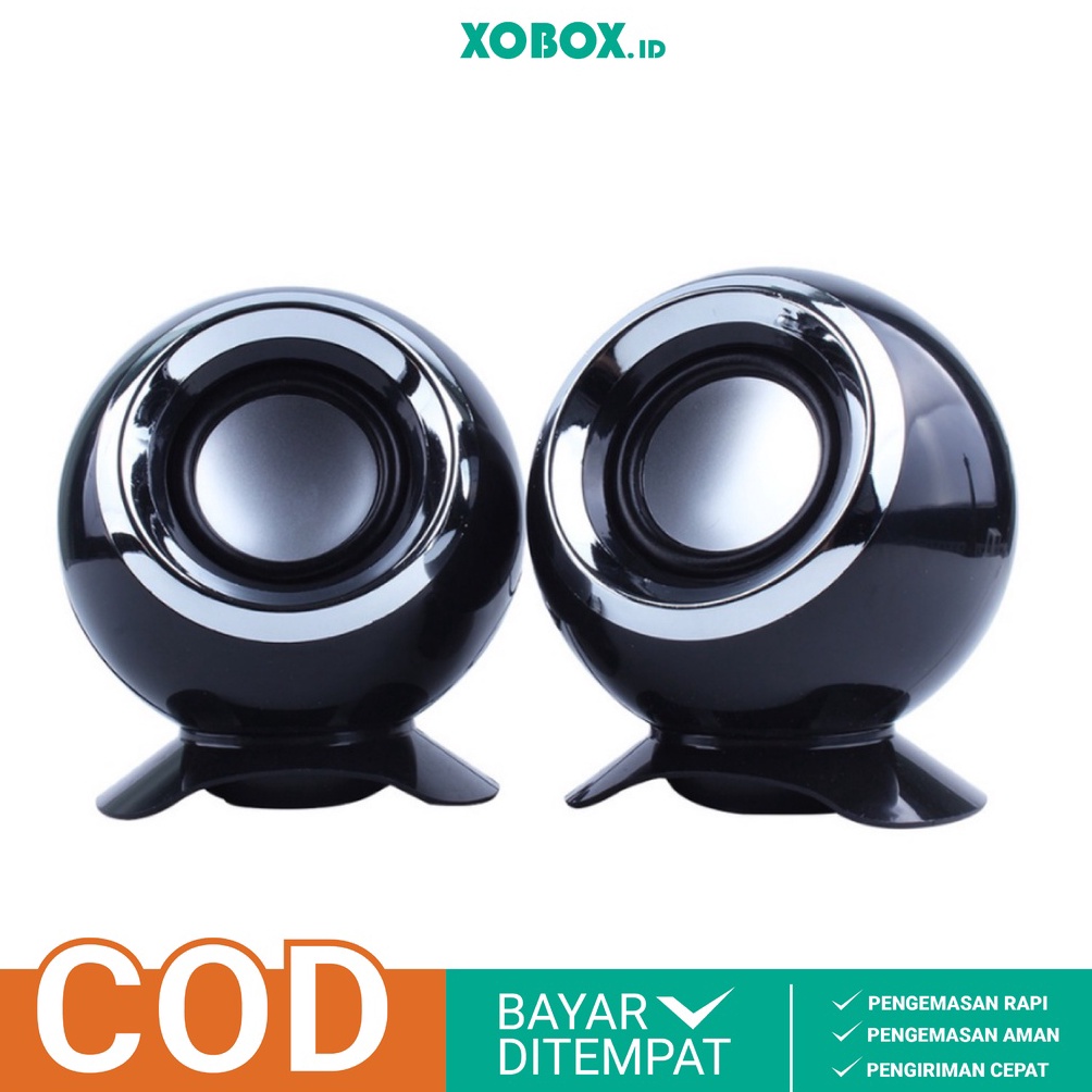 SUPER Salon Aktif Speaker Mini 2 Komputer Laptop With Switch Volume Control K6 XOBOX