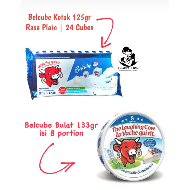 

Keju Belcube kotak isi 24cube | Belcube Bulat the laughing cow 8portion