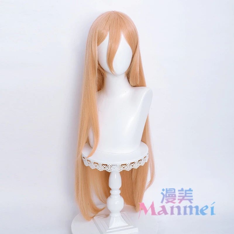 Wig Manmei Anime Chainsaw Man Power 100cm Long Straight