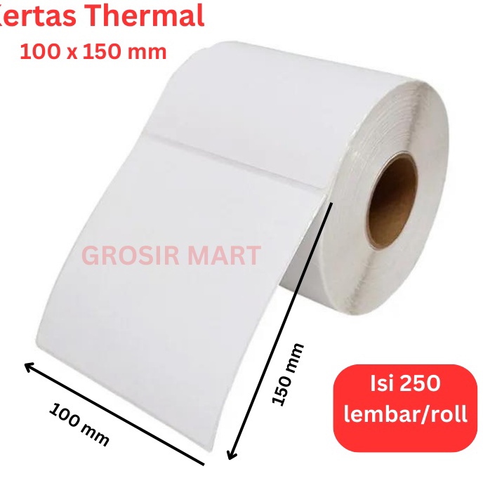 

Unggul Kes Thermal Kes Label Resi Barcode ukuran 1x15mm A6 isi 25 LEMBAR PER 1 ROLL Kes Resi Tempel