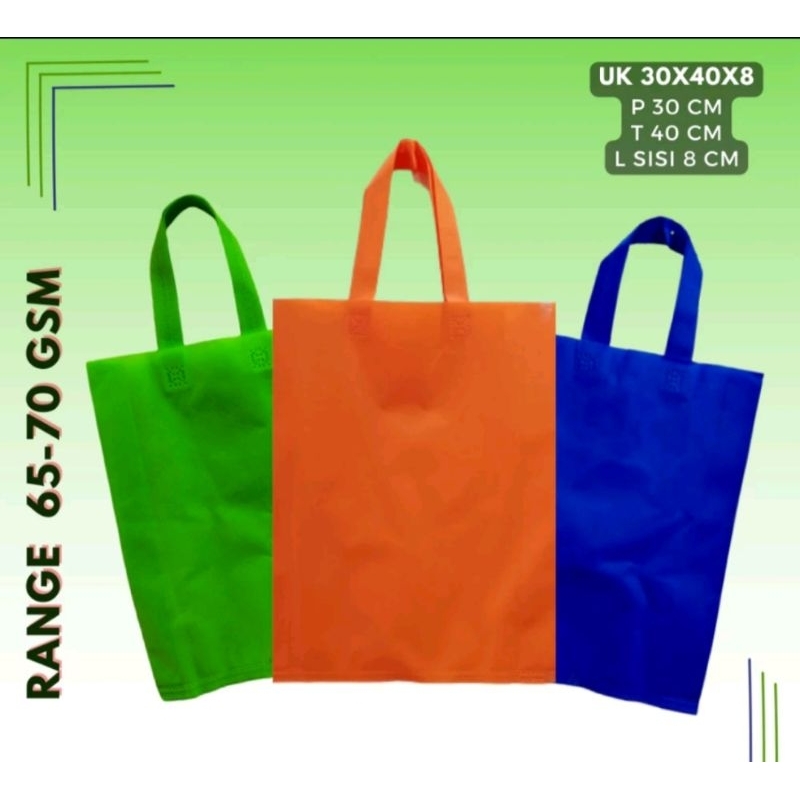 

(1pcs) Tas Goodie Bag Polos Tas Hampers Spunbond