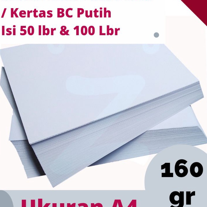 

Eksklusif Kes Brief Card BC 16 gram A4 F4 isi 5 lembar 1 lembar Kes Manila Buku Gambar 16 gsm Warna Putih Kes BC Putih Kes Gambar Kes Manila Kes Karton