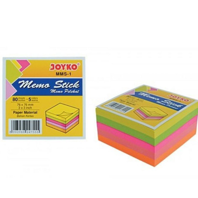 

HJ6 Sticky Note MMS1 Joyko Memo Stick Kes Memo Memo Tempel Joyko