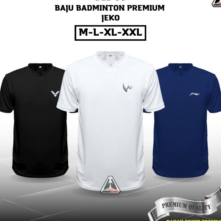 Special Surprise  BLL JEKO Baju Badminton Kerah Kaos Badminton Berkerah Wangki Baju Olahraga Kaos Te