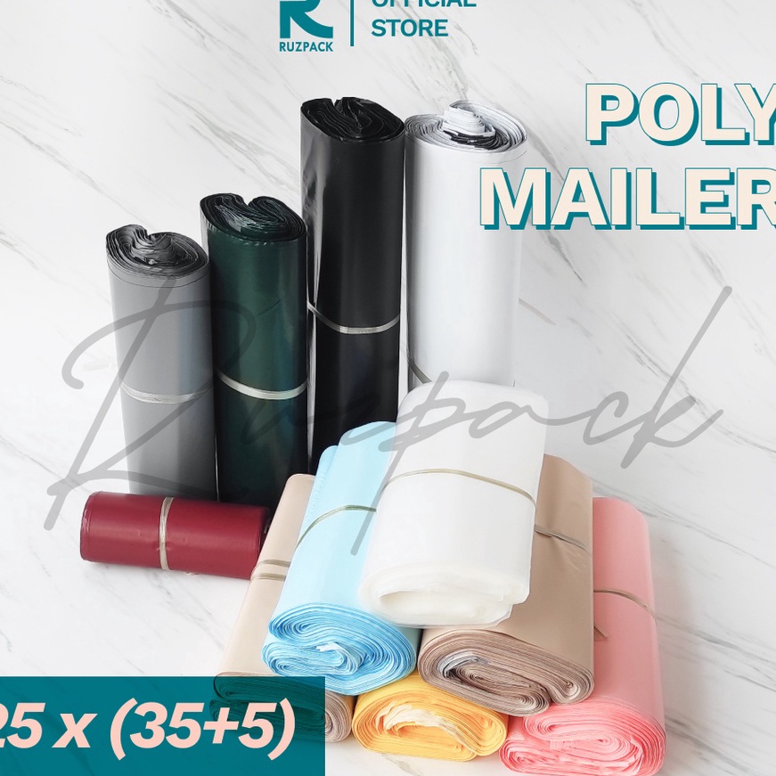 

Beli 25 x 35 5CM Polymailer Polybag Kantong Packing Packaging Plastik PE Recycle 1pcs