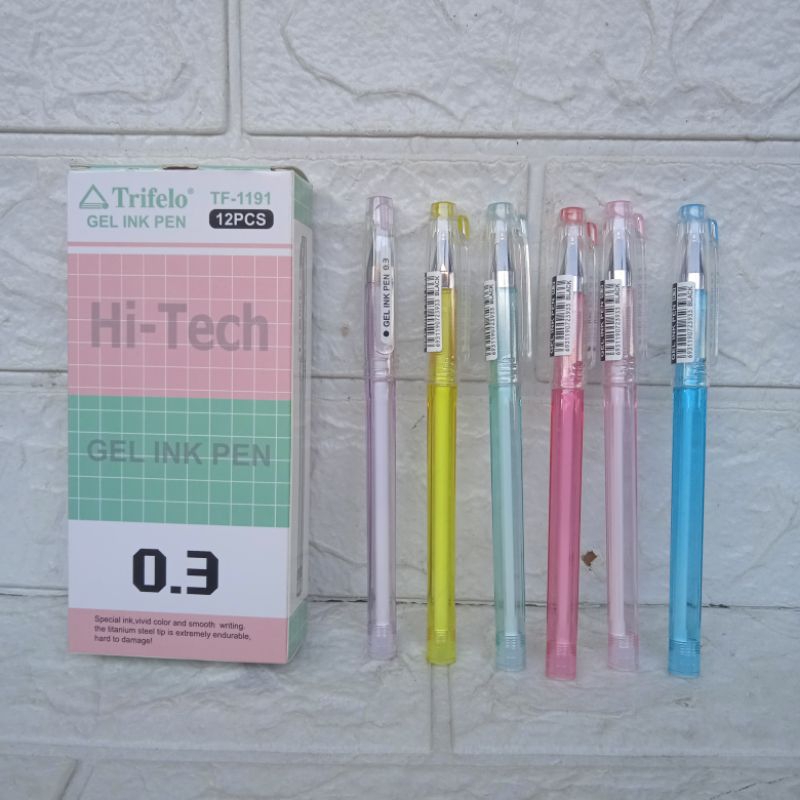 

[1pack] BOLPEN HI-TECH TRIFELO TF-1191 0.3 || BOLPEN GEL TRIFELO 0.3 || BOLPEN MAKNA KITAB