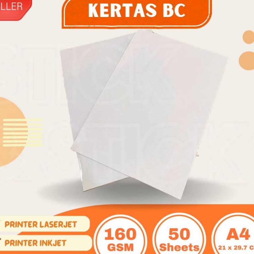 

KI3 Brief Card BC 16 gram A4 isi 5 lembar Kes Manila