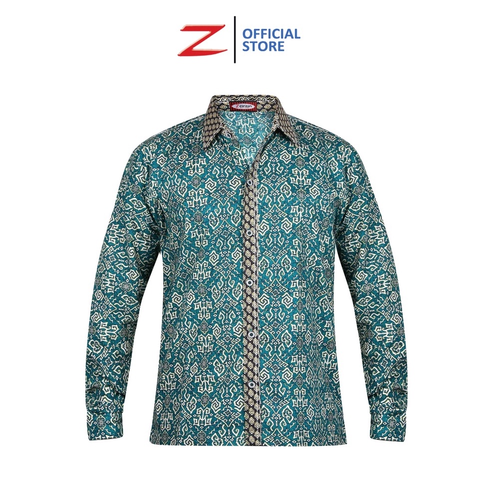 Banyak Dipakai Zeintin  Baju batik Couple kemeja batik pria wanita lengan panjang Uj 3