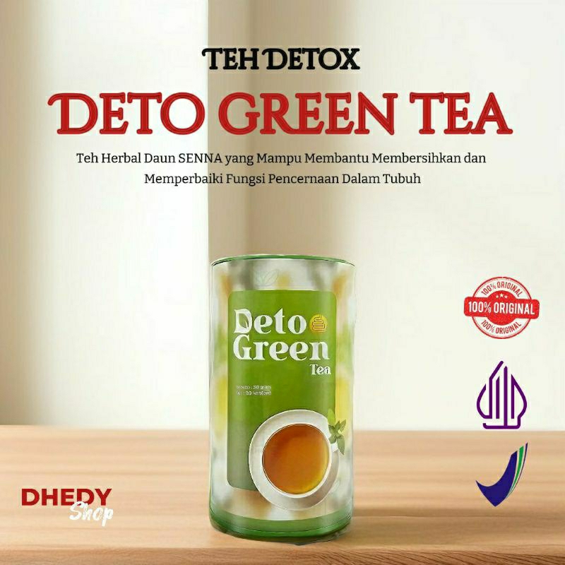 

DETOGREEN TEH HERBAL DAUN SENNA UNTUK DIET & DETOKS ISI 20 KANTONG