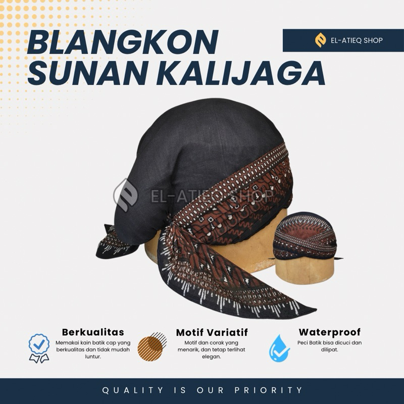 Blangkon Murah cuci lipat sunan Kalijaga