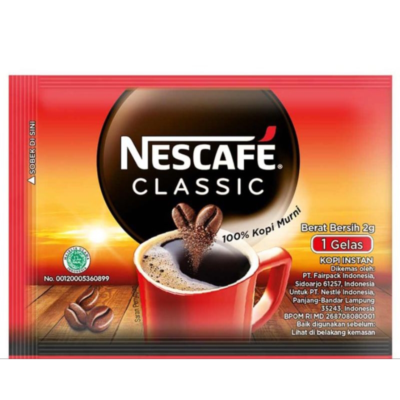 

nescafe classic 10 x 2 gr