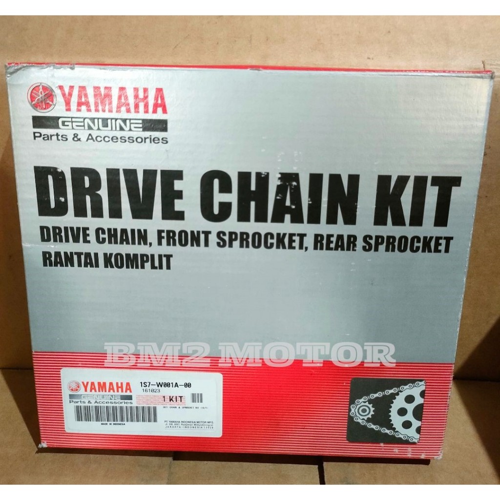 GEAR SET+RANTAI YAMAHA 1S7-W001A-00/MX OLD/ 100% ORIGINAL YAMAHA