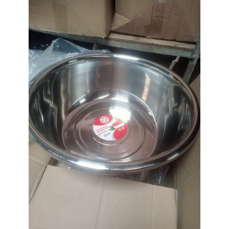 BASKOM STAINLESS TEBAL UKURAN 70CM ISI 5 PCS