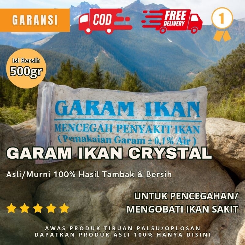 

Garam Ikan Hias Crystal Murni 500gr