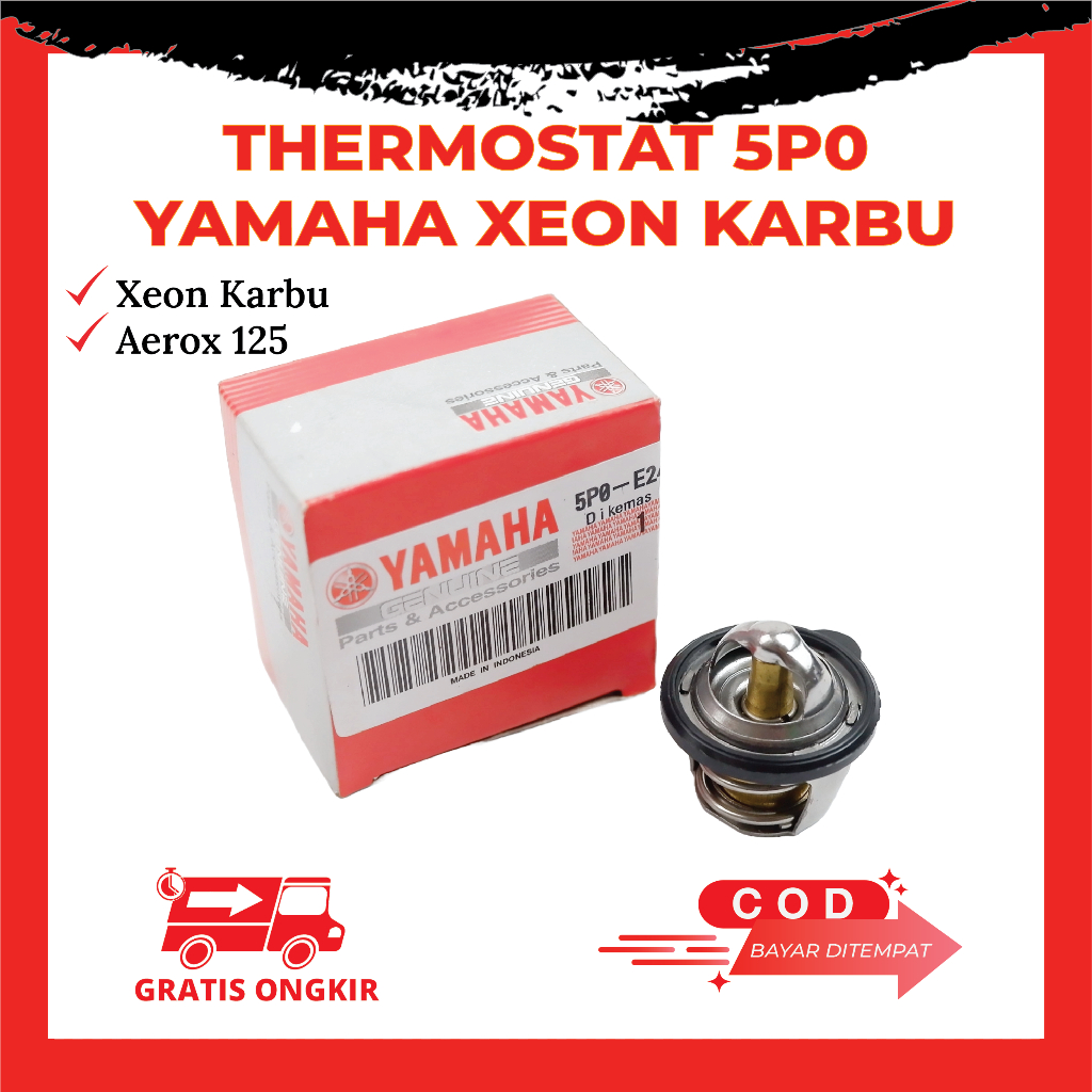 Termostat Yamaha Xeon & Aerox 125 - Thermostat Motor Xeon Karbu Kode 5P0