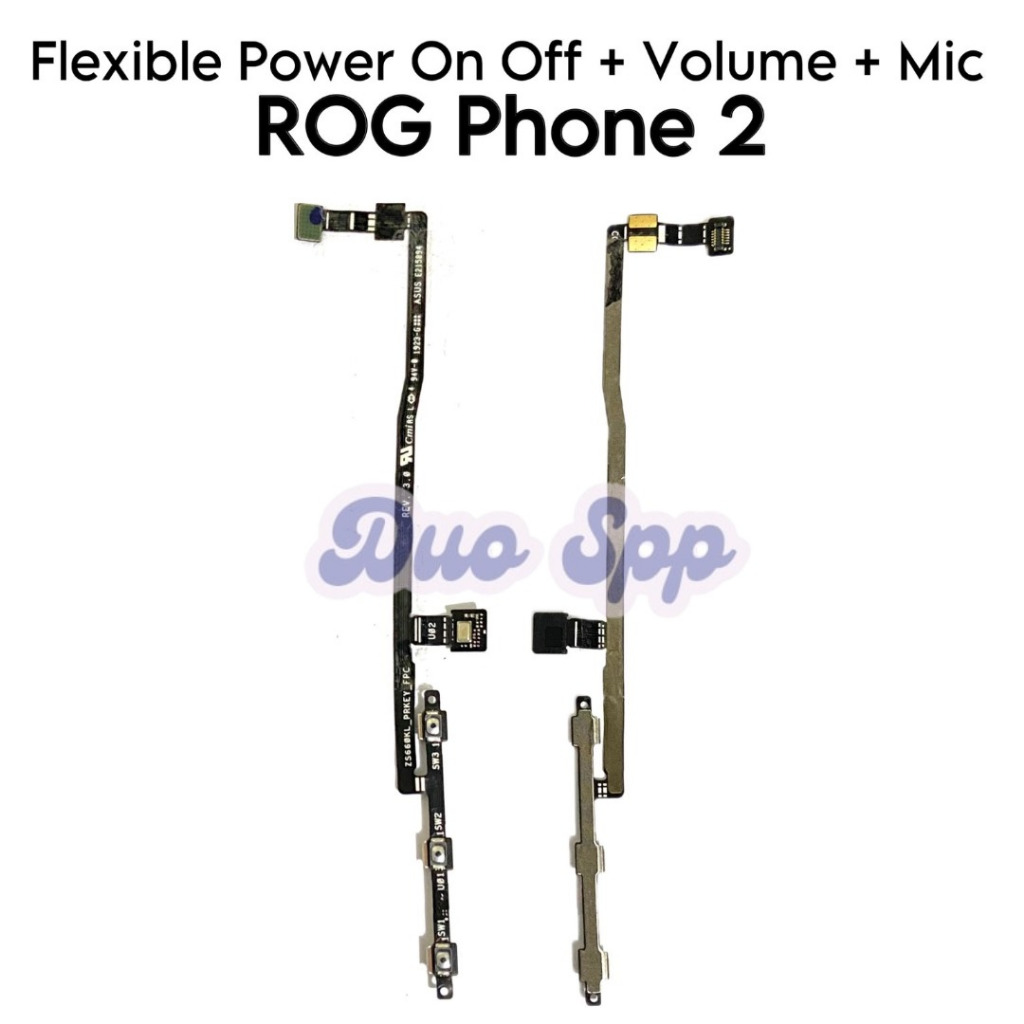 Flexible Konektor Power On Off Volume + Mic As Rog Phone 2 / AS_I001D / I001DA / I001DE / I001DC / I