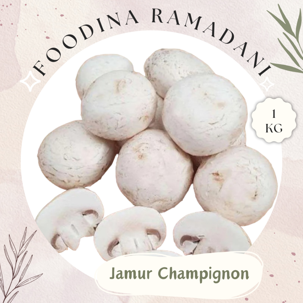 

JAMUR Champignon - Jamur Kancing [ Berat 1.000gr ] Harga Per KG