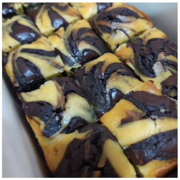 

Marble Cheese Brownies Fudge Cheese Brownies Snack box Cikarang Kue Enak Brownies Cikarang