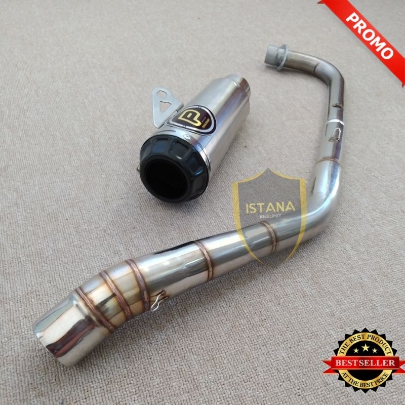 Knalpot Pekajaman Muffler Jupiter Vega R Shogun Revo Kharisma Honda Blade cripton smash Kaze R Supra