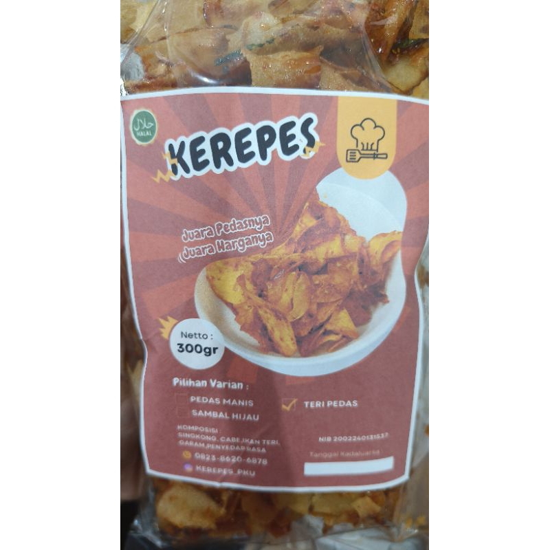 

Keripik Pedas Teri
