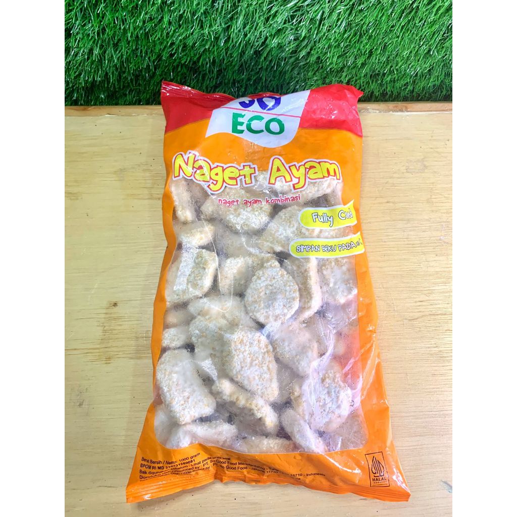 

So Eco Naget ayam 1 KG /Chicken Nugget / So Good Ekonomis