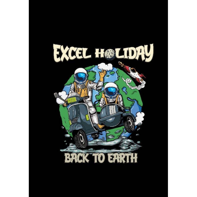 Kaos Vespa Excel holiday #13