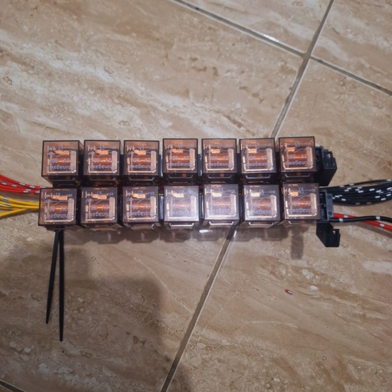 relay set untuk lampu biled, lampu mini biled lampu mini laser lampu foglamp dll 1 - 16 canel