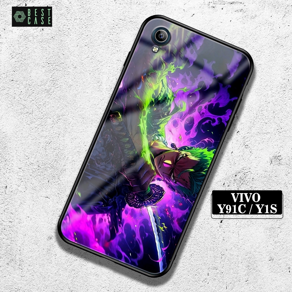 Case VIVO Y91C / 1820 - Casing Hp Y91C / 1820 - Motif ( ZORO ) - Silikon Hp  Y91C / 1820 - Softcase 