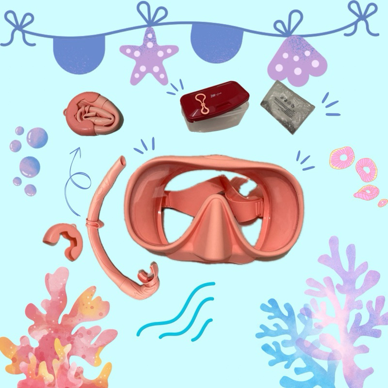 Masker Zeepro M1 Frameless snorkling scuba freediving bekas