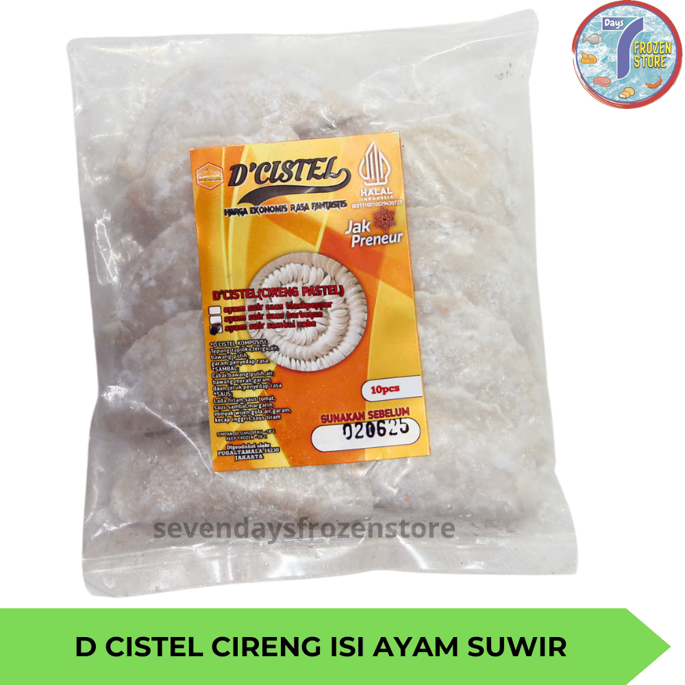 

bGF Cireng Pastel Isi Ayam Suwir D'Cistel Cireng Cuko