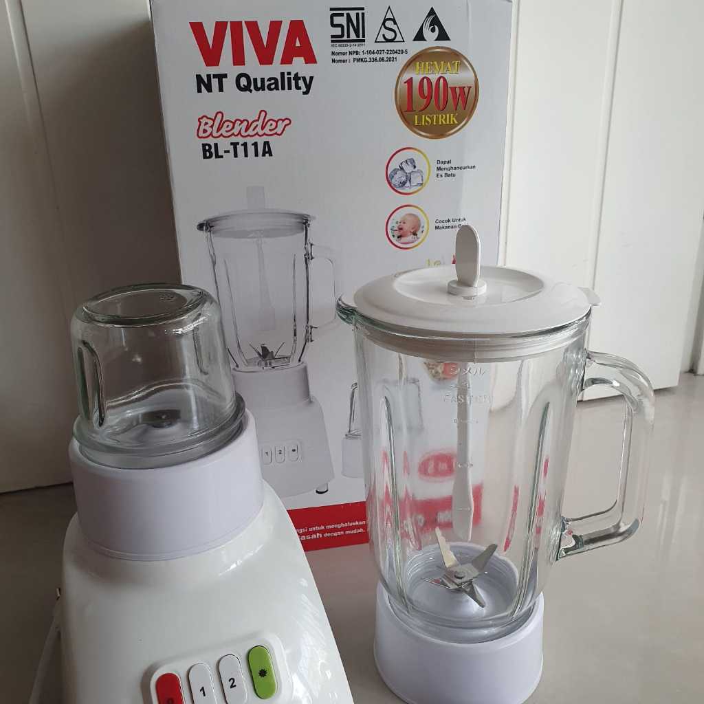 Blender National Omega/Viva Blender 2 in 1 Mx-T9GN kaca